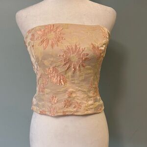 Reformation Giorgia Tube Top Floral size 4